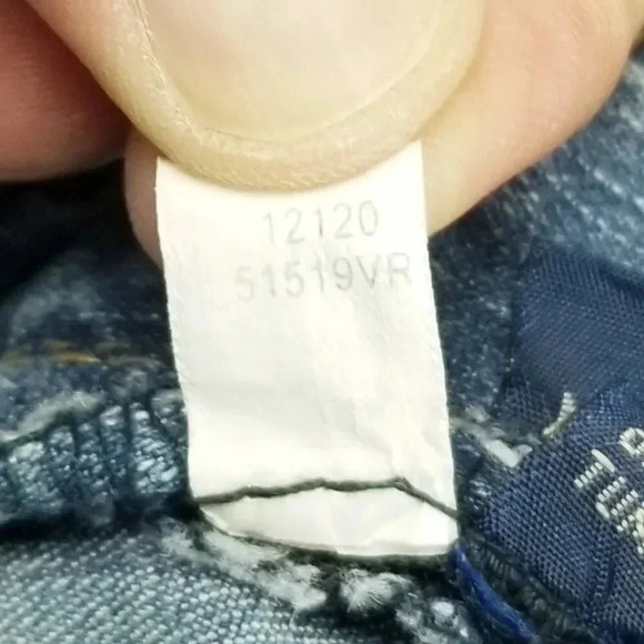 Angel's Size 9 Blue Denim Jeans Sequence Pockets - Picture 9 of 9